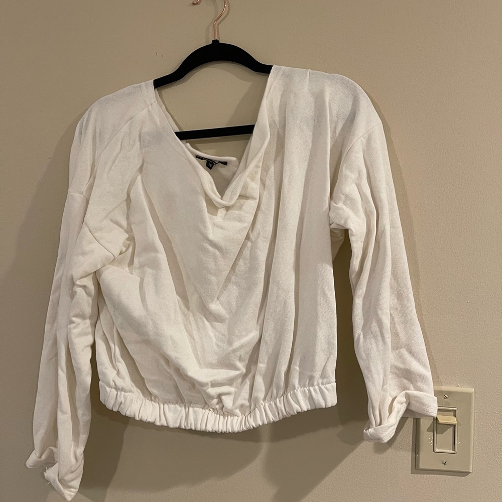 Off the shoulder sweatshirt from BooHoo